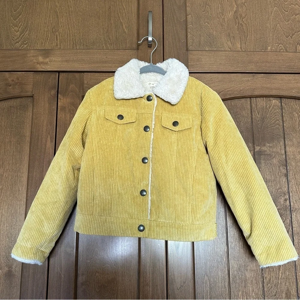 Tucker and Tate girls mustard yellow corduroy  jacket